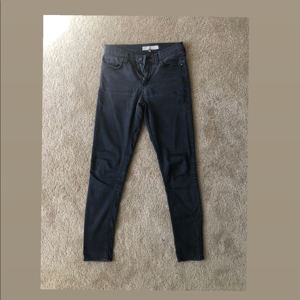 Topshop dark grey Leigh Jeans